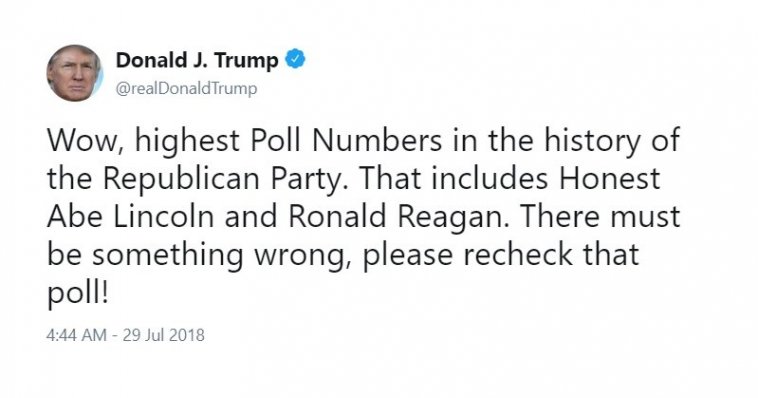 trump-tweet-wow-highest-poll-numbers-lincoln.jpg